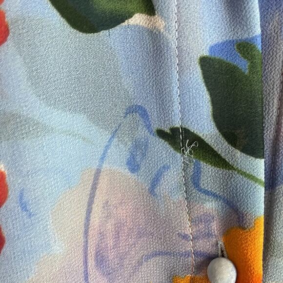 MISA Marsala Floral Shirtdress - Picture 6 of 16